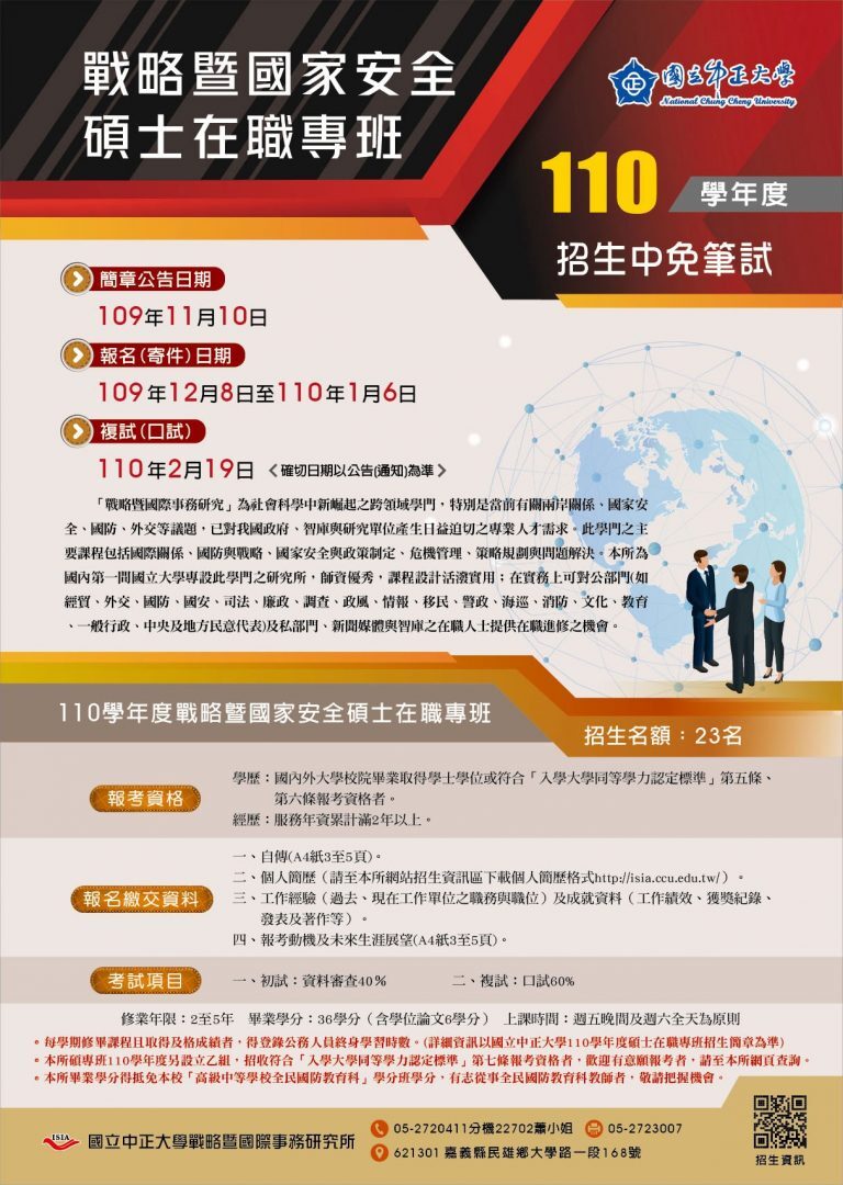 110碩專招生